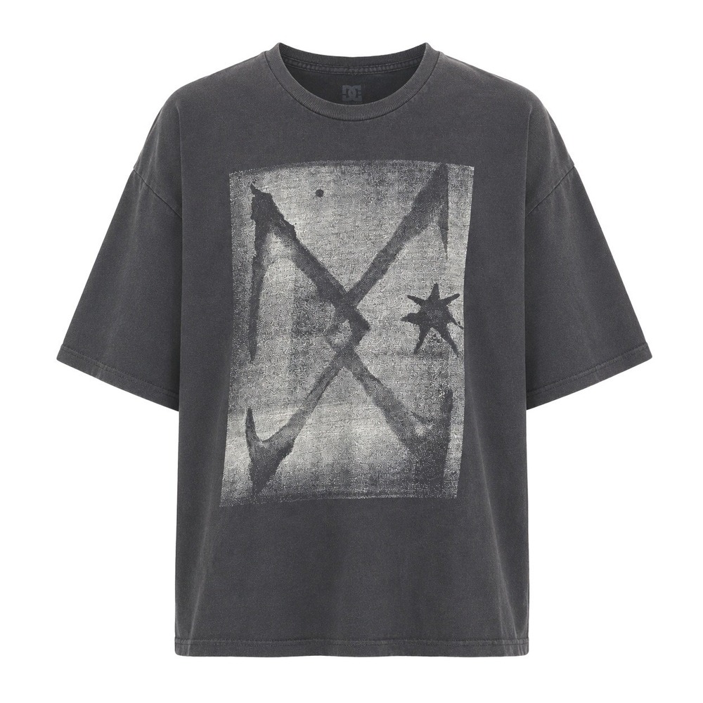 DC Shoes Vintage Distressed Skate Graphic T-Shirt XXL Faded Black Y2K 90s Mens